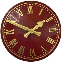 Liverpool Outdoor Clock Service red dial